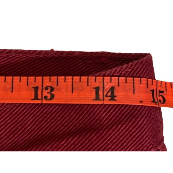 Vintage Jeanology Red Cotton Women's Pants Size 8 Straight Leg 5 Pocket - Picture 7 of 15